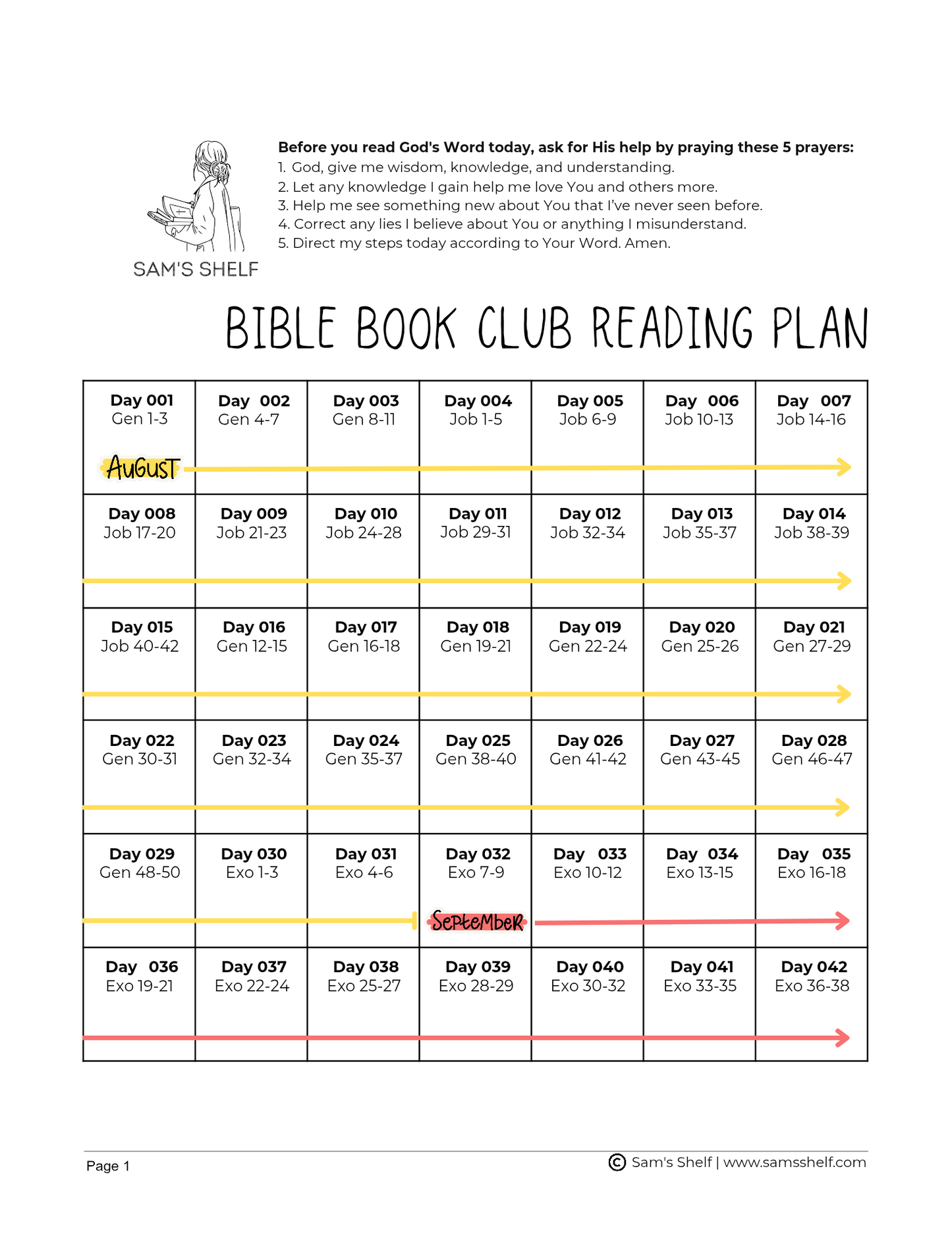 Bible Book Club Binder